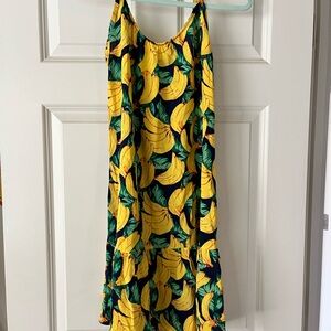 Banana Print Dress
